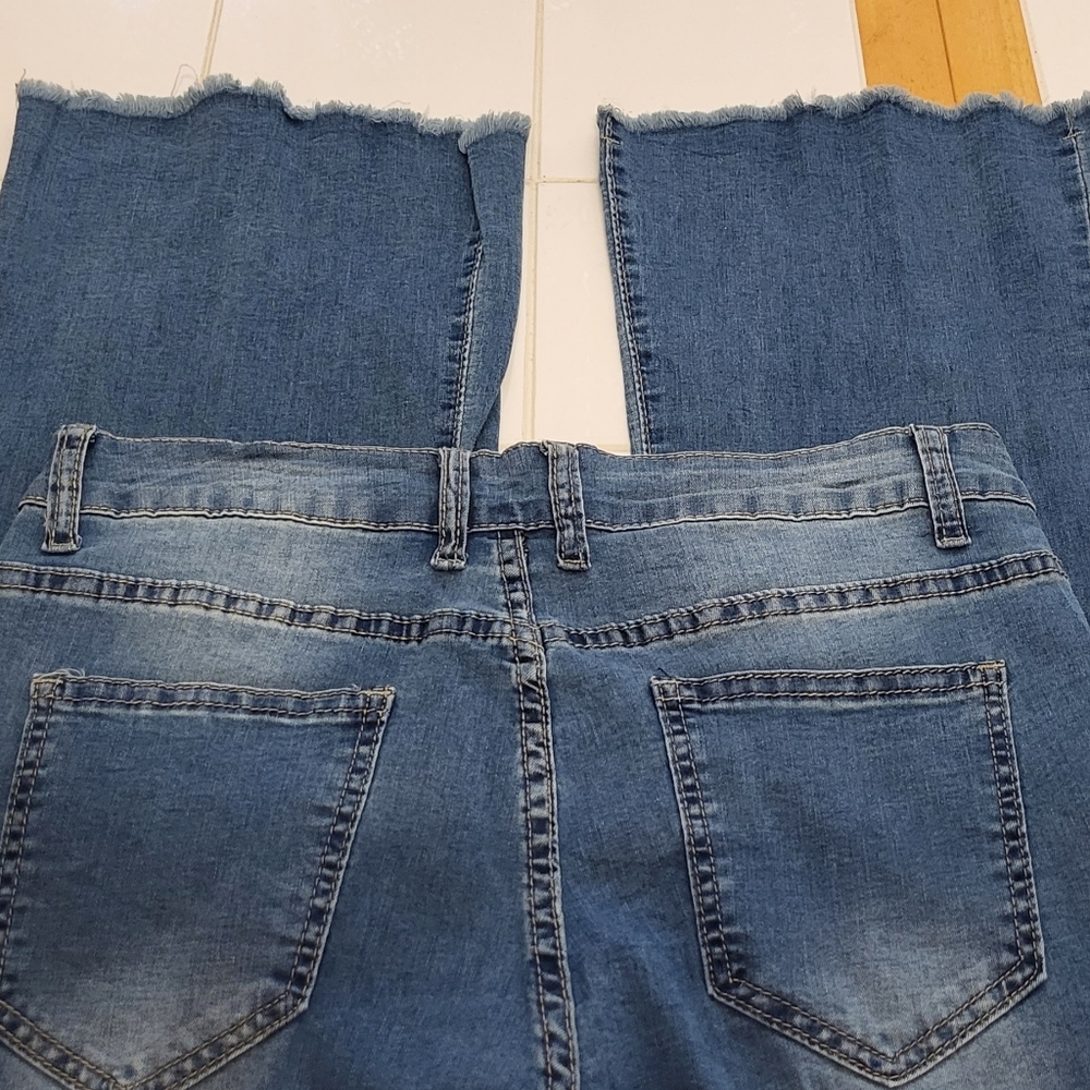 Vintage Fridge bottom stretch jeans size Med 7/8